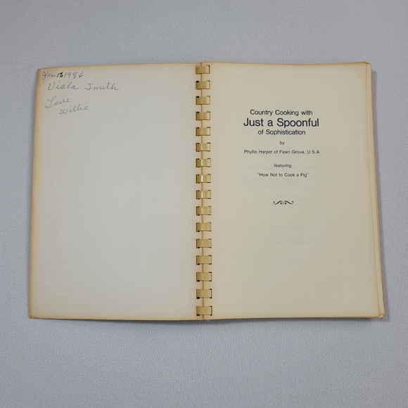 Country Cooking With Just A Spoonful Of Sophistication By Phyllis Harper - Picture 2 of 16